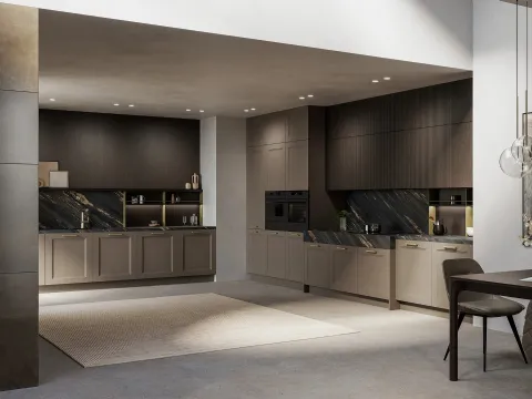 Cucina Moderna angolare Meg 05 di Arredo3