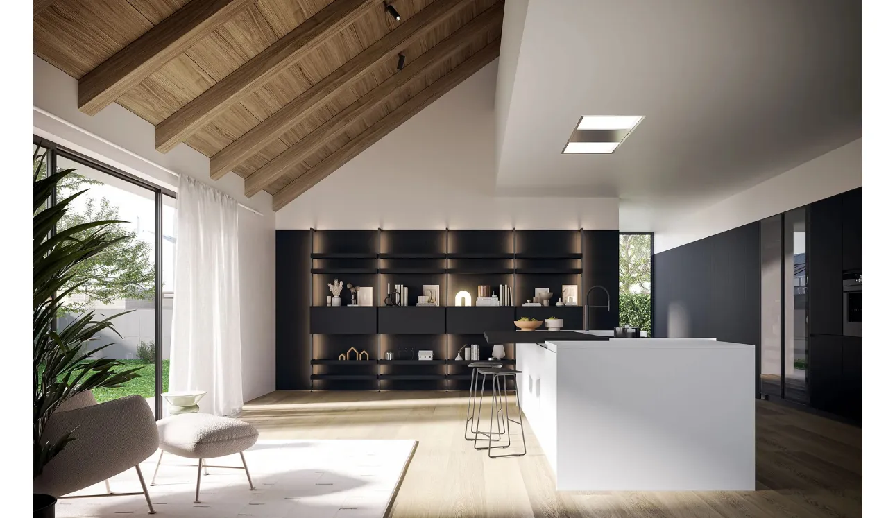 Cucina Moderna con isola Meg di Arredo3