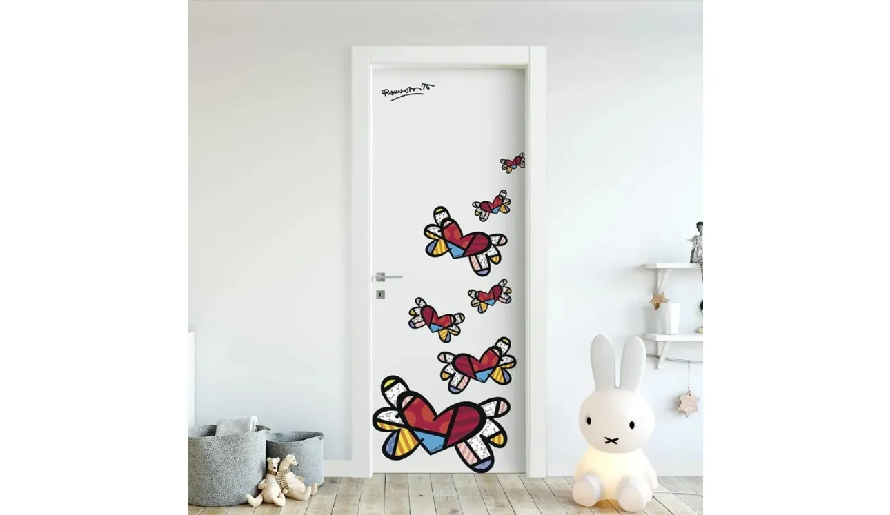 Porta per interni Britto Hearts With Wings di Bertolotto