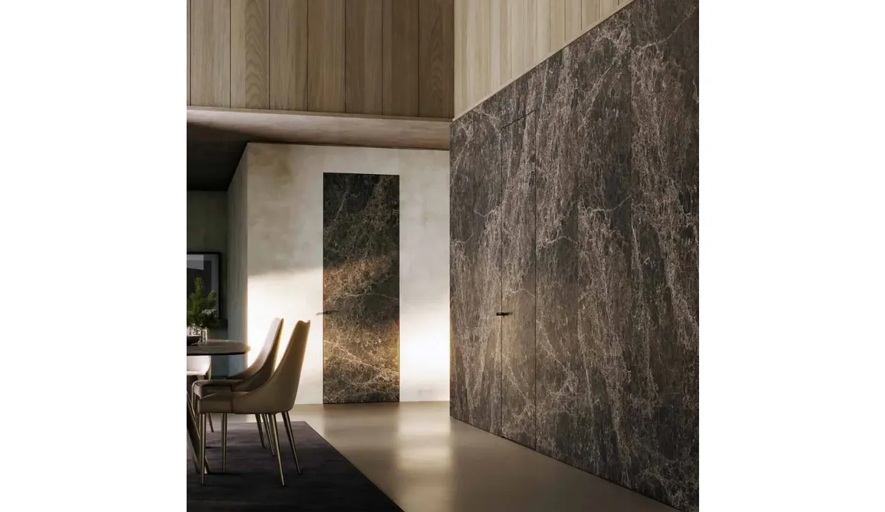 Porta per interni in ceramica Fusion Este Emperador Extra di Bertolotto