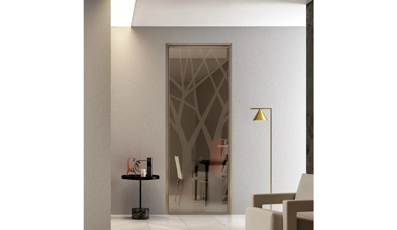 Porta per interni Mini Tall Glass Bronze di Bertolotto